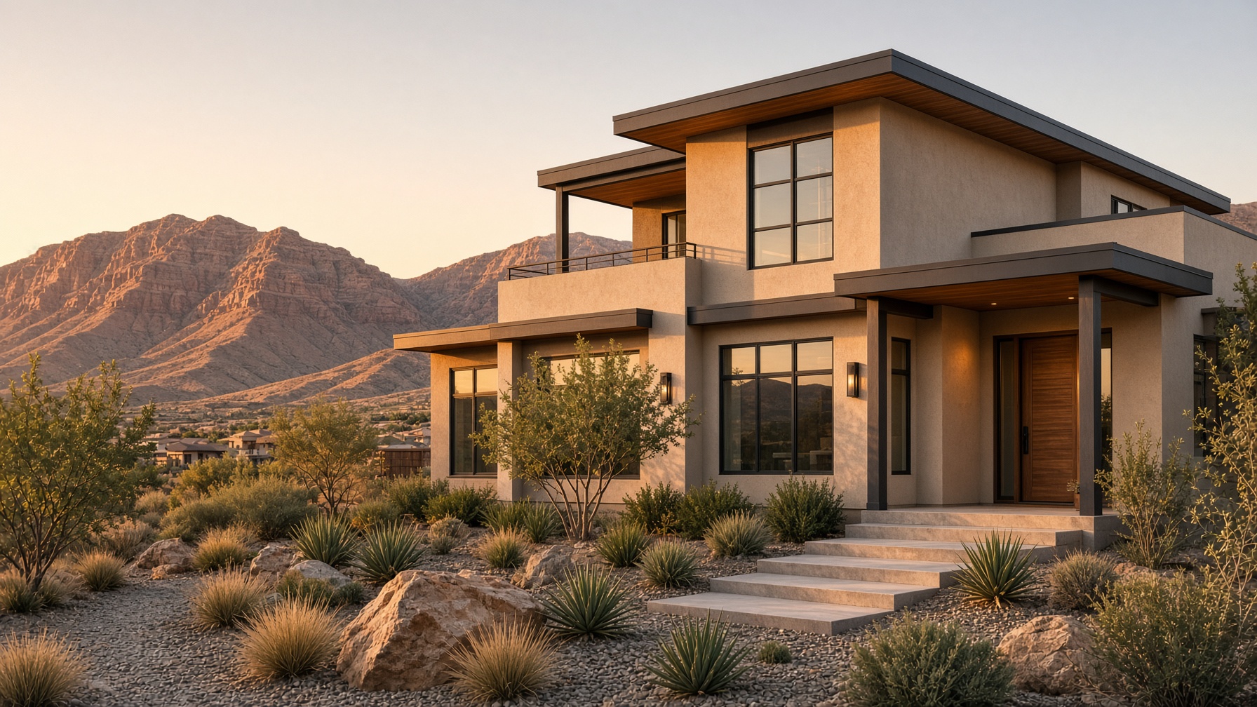 Desert contemporary home in Southern Utah